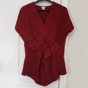 Dark Red Pullover Sweater